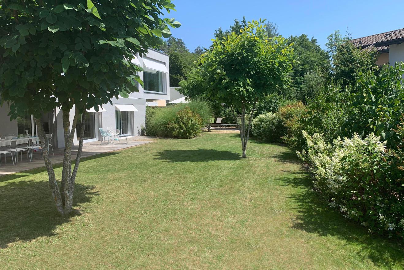 Garten für vier Freunde