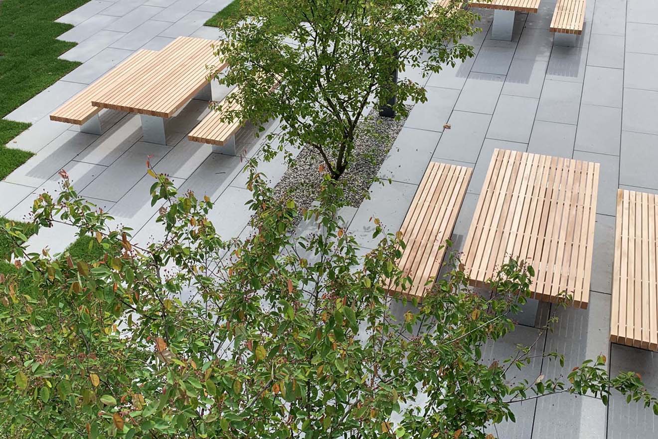 Grünes Element einer Fritz-Haller-Ikone