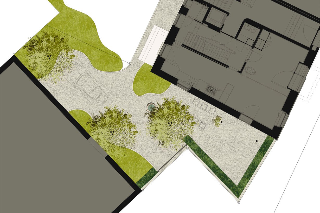 Idyll in der Baulücke